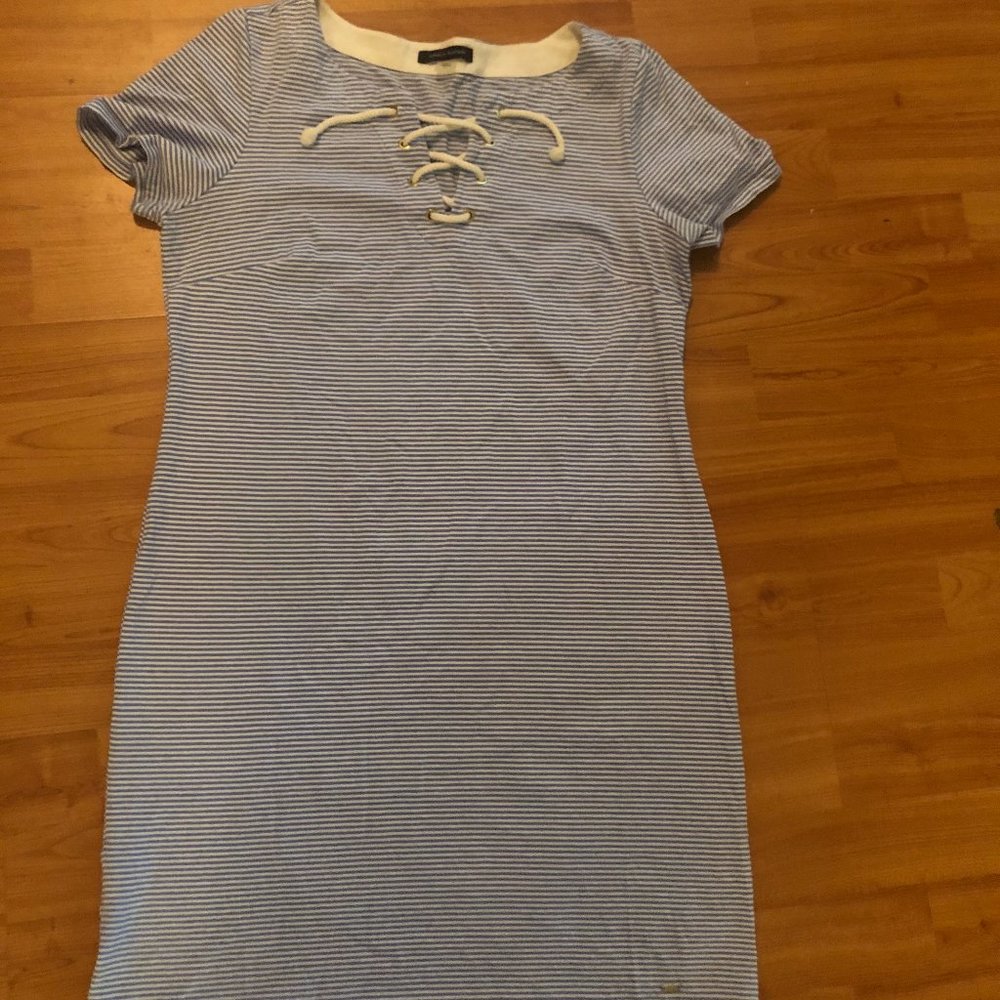 Preppy Blue&White Stripped Dress (Tommy Hilfiger)